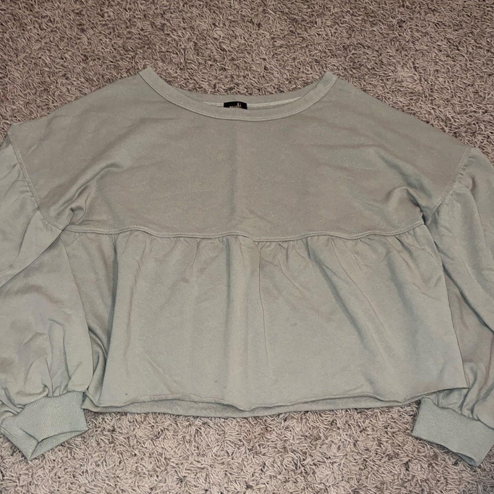 Green Thick Babydoll Top